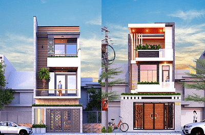 MẪU MẶT TIỀN NHÀ PHỐ 5M