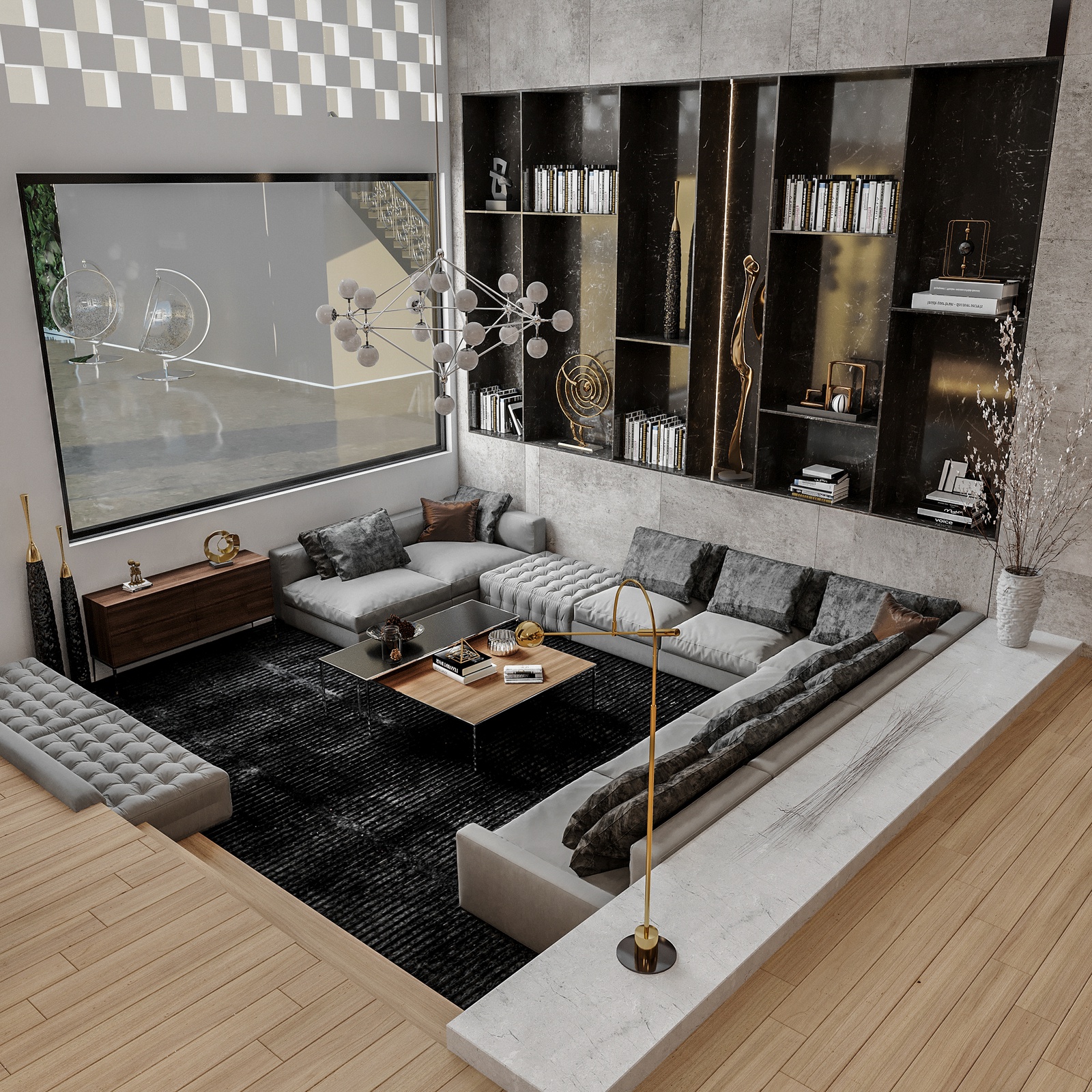 ACP HOME - Mẫu nội thất phòng khách dành cho biệt thự villa