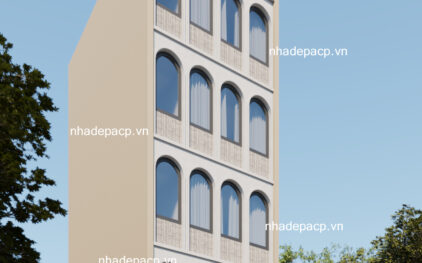 Nhà phố 5 tầng ngang 5m đẹp Nha Trang